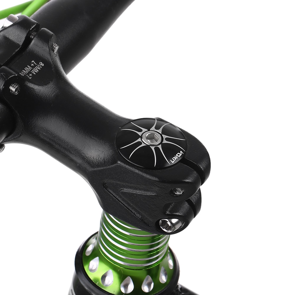 Lixada, pieza de cabeza CNC, sin rosca, separador de bicicleta cónico, cubierta de anillo, Dirección de bicicleta, auriculares, cartucho sellado, rodamiento de columna de dirección