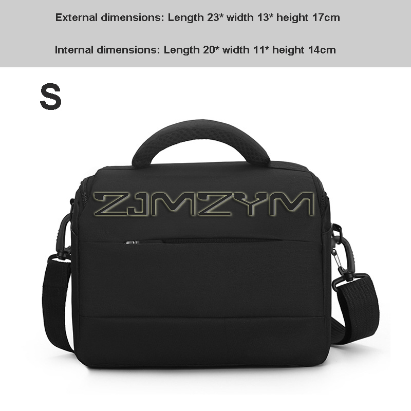 DSLR Camera Bag Handbags Oxford Shoulder Bag Camera Case For Lens Pouch Bag Waterproof Photography Photo Bag: light green