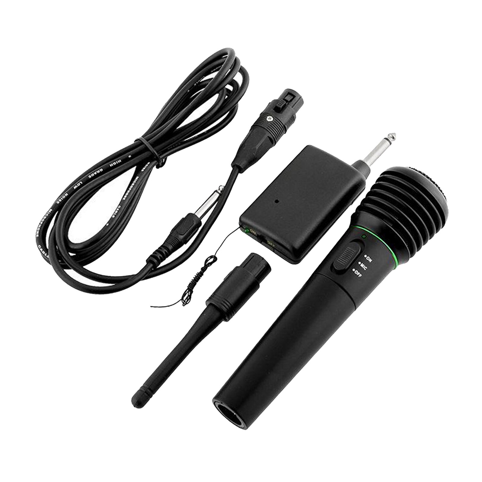 Karaoke Microphone Handheld Wired or Wireless Dynamic Microphone Clear Voice Mic for Karaoke Vocal Performance