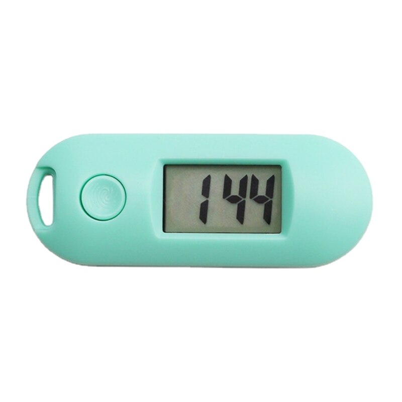 Portable Silent Digital Electronic Clock for Student Exam Study Library Mini Pocket Watch Green Backlight LCD Display: green