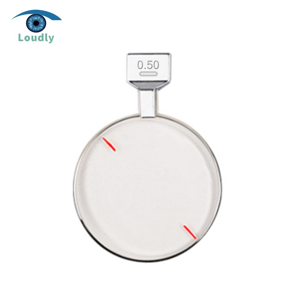 Loudly brand Optical product Cylinder Trial Lens Replace Lens with metal rim: -0.50D