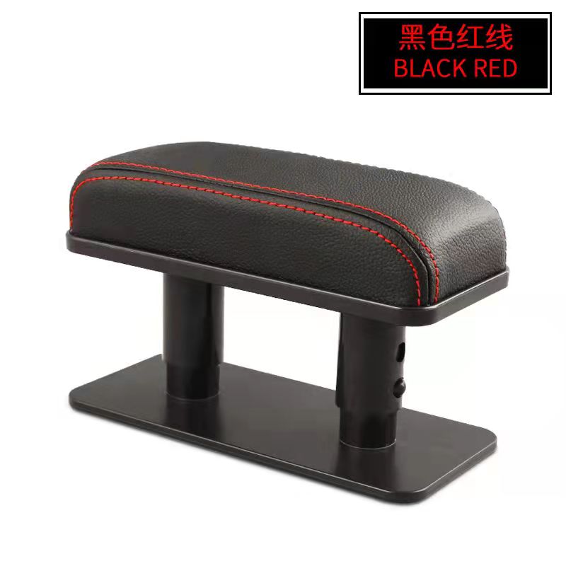 Accoudoir de voiture universel réglable, Support de coude gauche, coussin Anti-fatigue, soulage la Fatigue du bras du conducteur, accessoires d'intérieur: Black