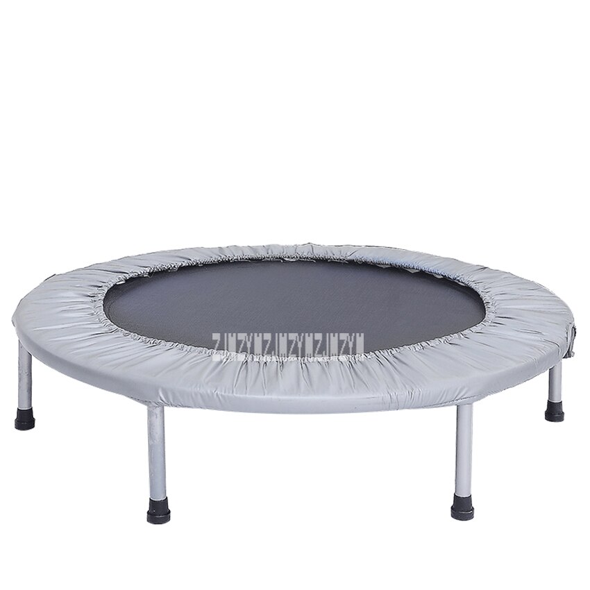 C156 36 Inch Kinderen Lady Afvallen Been Afslanken Trampoline Home Gym Oefening Vouwen Stuiteren Springen Bed Fitnessapparatuur: Gray