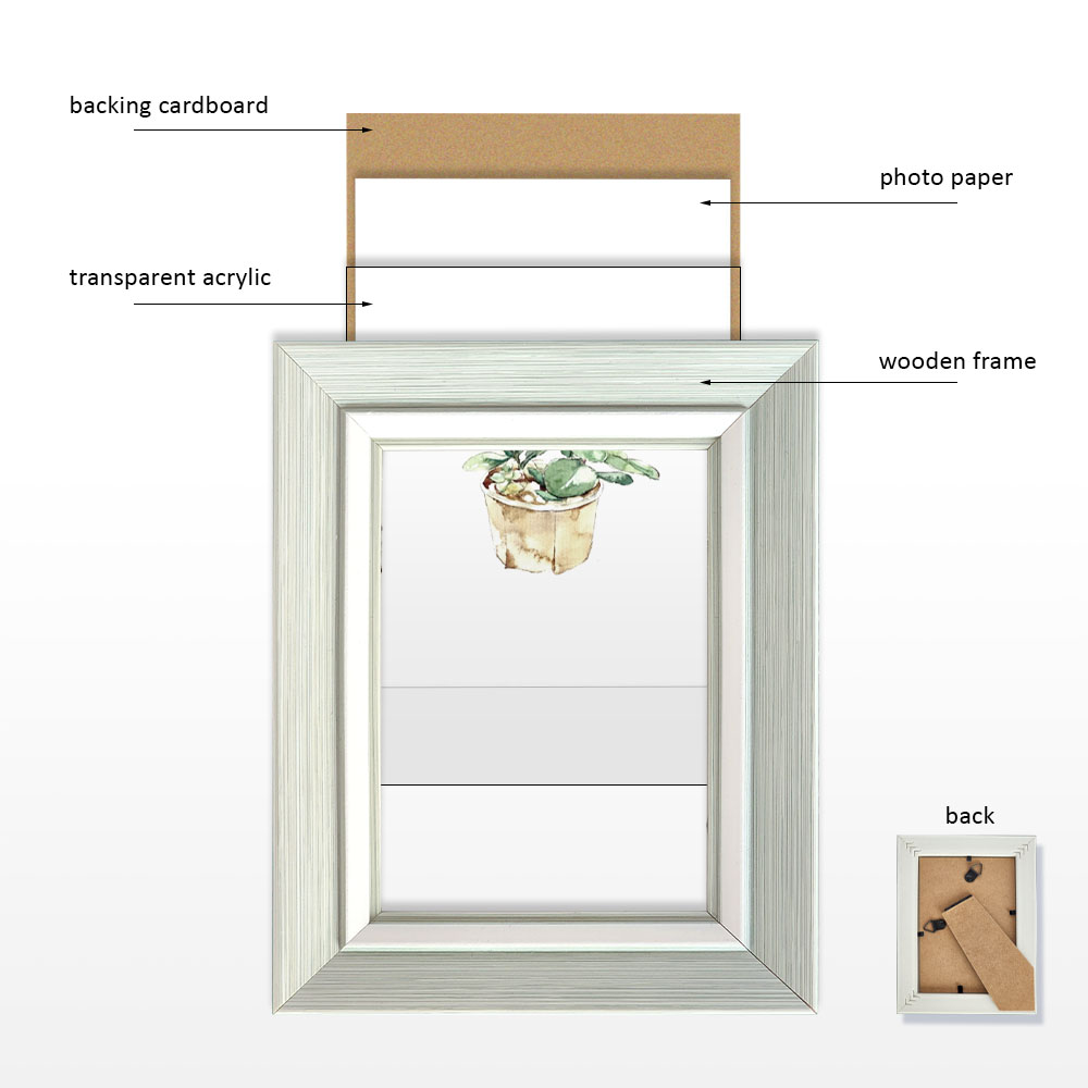 5 inch 6 Inch Resin Simple Wedding Photo Frame Wall Hanging Frame Home Decor Picture Frame