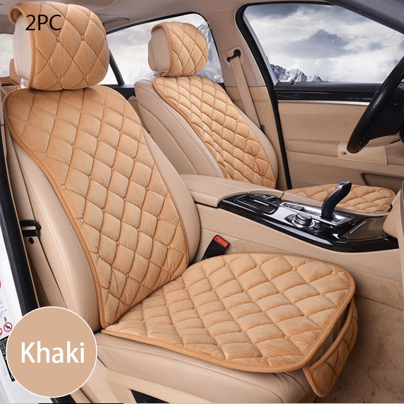 Universele Pluche Auto Seat Cover Sets Voor Vrouwen Roze Zitkussen Protector Mat Auto Cover Fit Meest Auto Interieur Accessoires