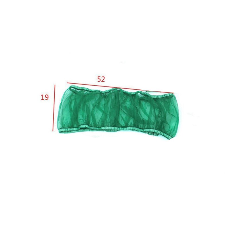 Vogel Netto Netwerk Soft Shell Stof Birdcage Mesh Voor Vogelkooien Zaad Guard Covers Unieke Nylon Luchtige Cover Rok: Green-M