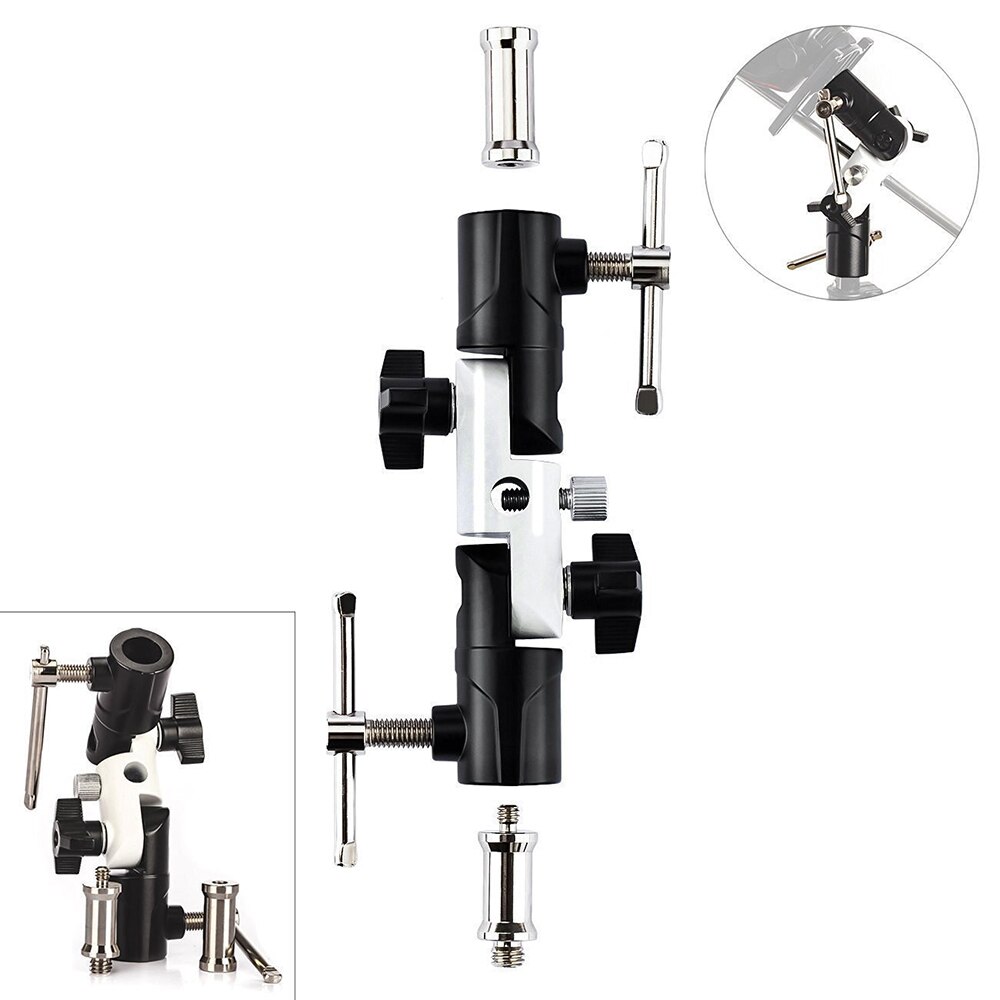 Universal Flash Bracket Adapter Speedlight Light Stand Umbrella Holder mount photography accessories for Flash soft box