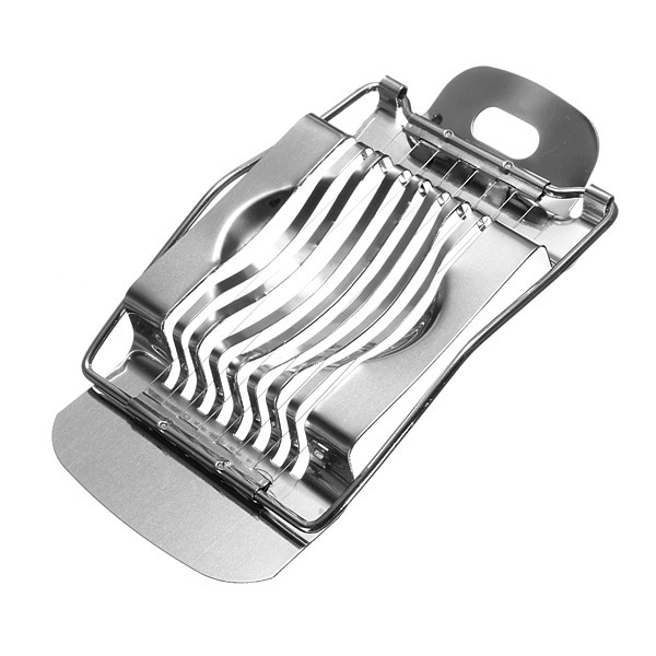 Cortador de huevos duros de acero inoxidable para el hogar, utensilios de cocina, accesorios