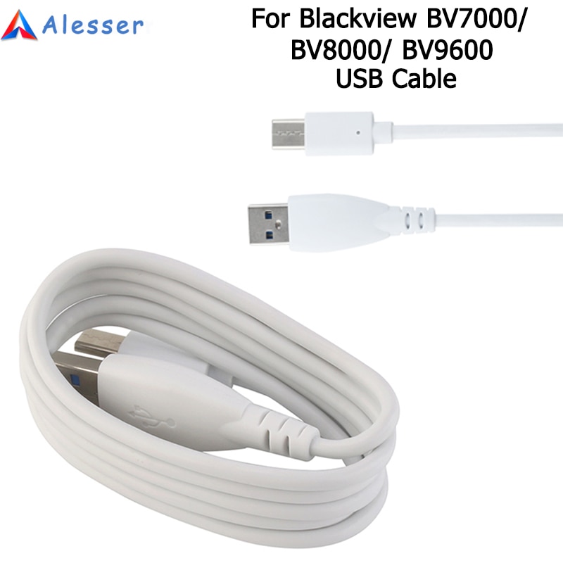 Alesser pour Blackview BV7000 BV9600 câble USB câble de charge pour Blackview BV8000 BV9500 BV6800 câble chargeur USB 1m type-c