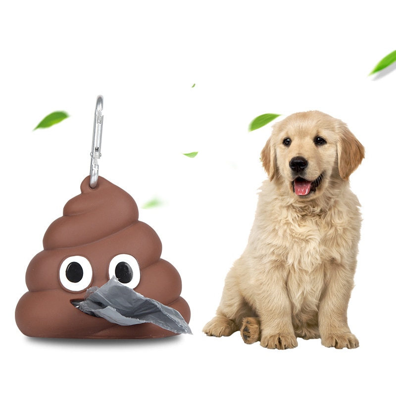 Kæledyr blød poop dispenser lort taske kæledyr affald taske udendørs bærbar hund skrald taske ud håndtaske kæledyr forsyninger