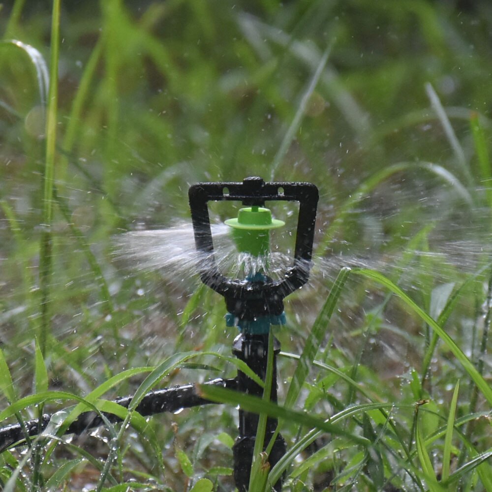 Garden rotating sprinkler nozzles With nozzle support garden watering sprinklers for lawn garden greenhouse micro irrigation 5pc