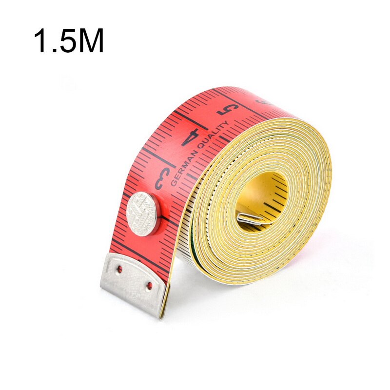 1.5M Sewing Measuring Ruler Tape Body Measuring Ruler Sewing Tailor Tape Measure Mini Soft Flat Centimeter Ruler Meter Tool: Style  F 1.5m