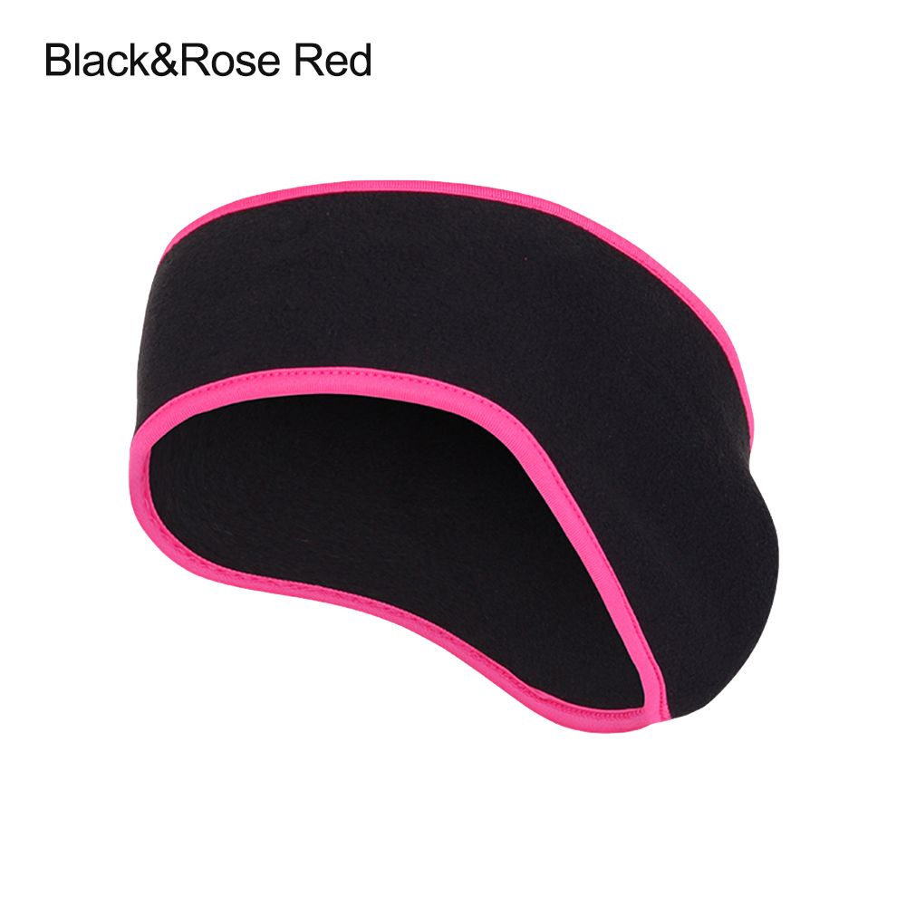 calentador de orejas de lana, diadema de invierno, orejeras, diadema para hombres y mujeres, para correr, esquiar, deportes al aire libre, calentador de orejas, banda para el sudor: Rojo