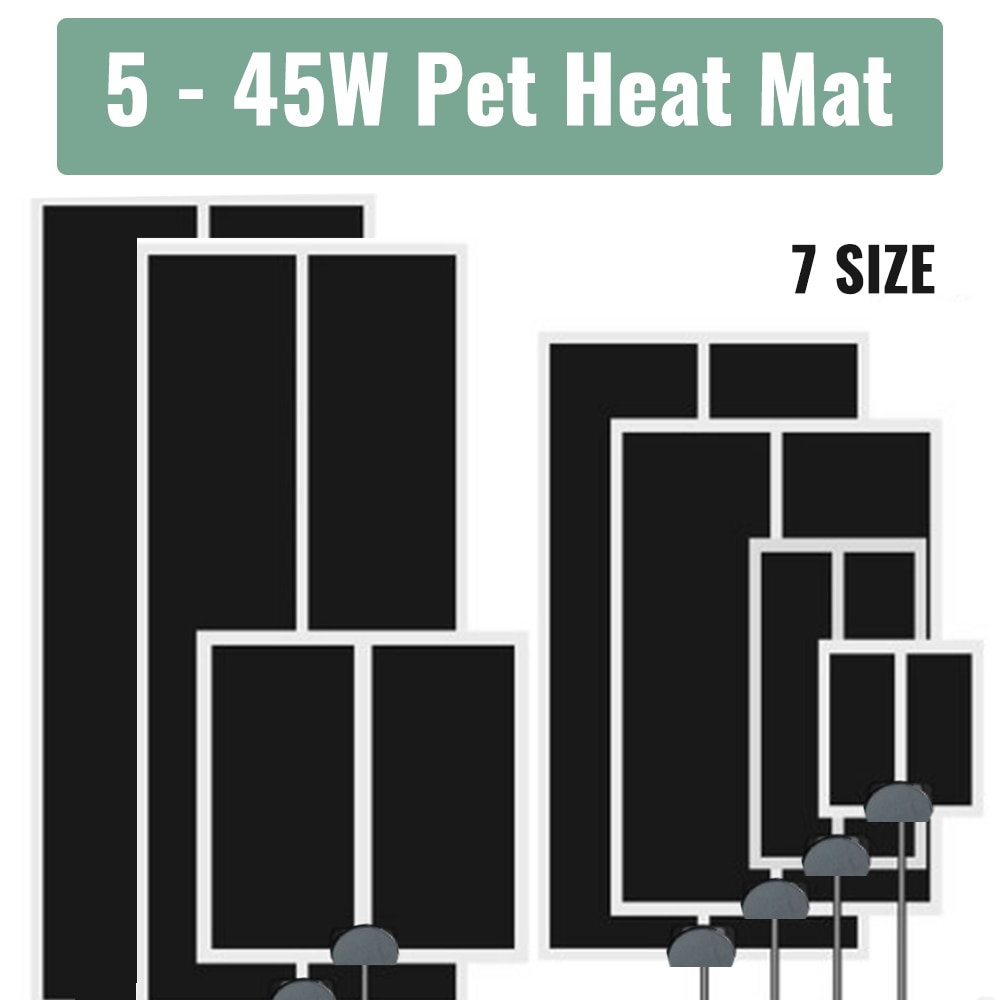 5-45W Warmte Mat Reptiel Broedmachine Incubator Huisdier Verwarming Pad Verstelbare Temperatuur Controller Mat Eu/Ons/uk/Au Plug Reptiel Benodigdheden