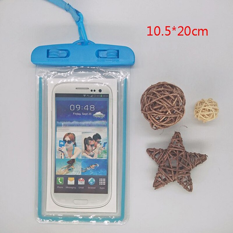 L'été Lumineux Pochette Étanche Natation Gadget Plage Sac Étanche Housse De Téléphone Camping Ski Pour Le Téléphone Portable