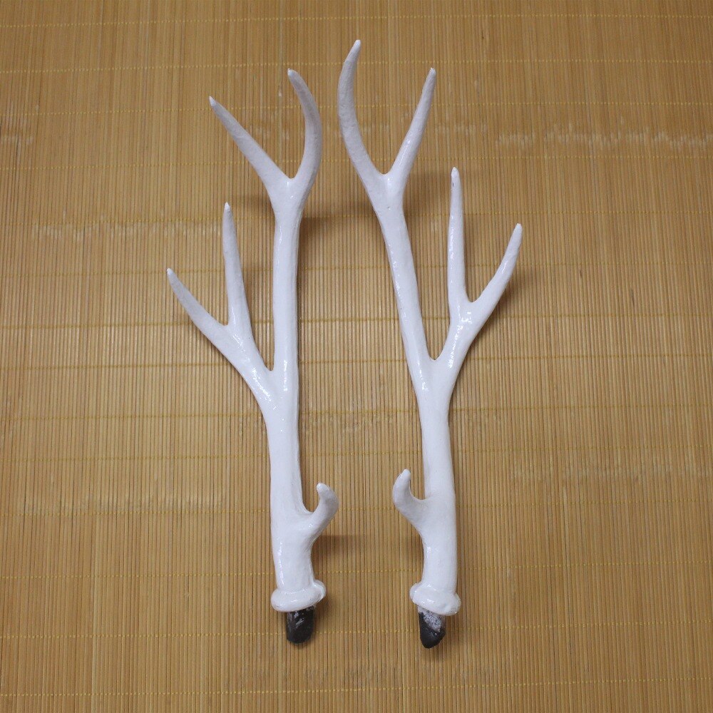 White Simulation Plastic Deer Antlers DIY Cosplay Animals Horn Headband Artificial Antlers DIY Accessorie Halloween Prop