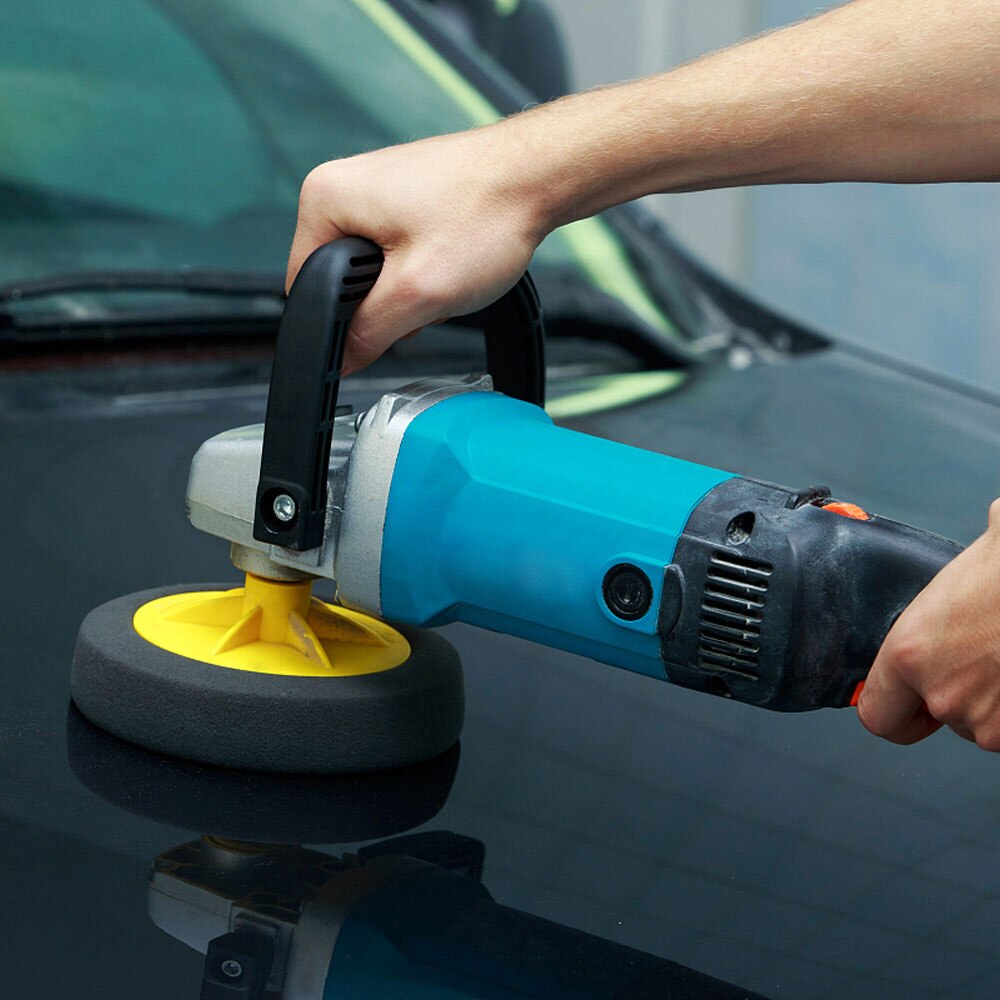 Almohadillas de pulido para coche, Kit de almohadillas de esponja para pulir, adaptador de taladro, herramientas eléctricas, accesorios para automóviles, M10, M14, 16 Uds.