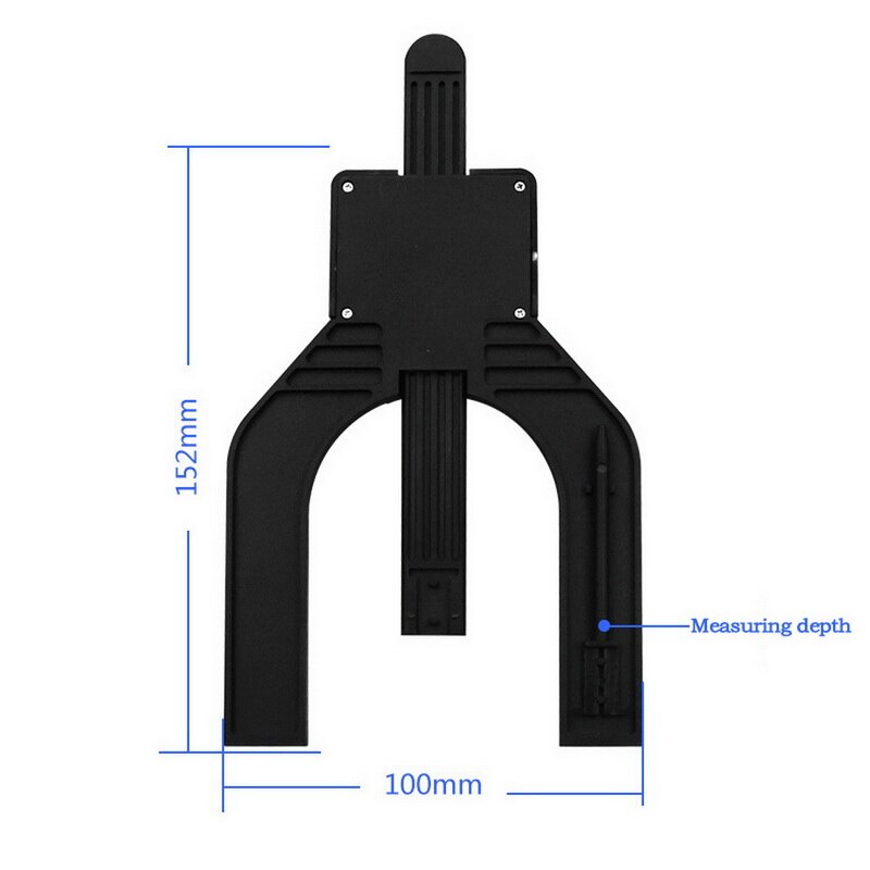 Digital Depth Gauge LCD Height Gauges Calipers With Magnetic Feet For Router Tables Woodworking Measuring Tools