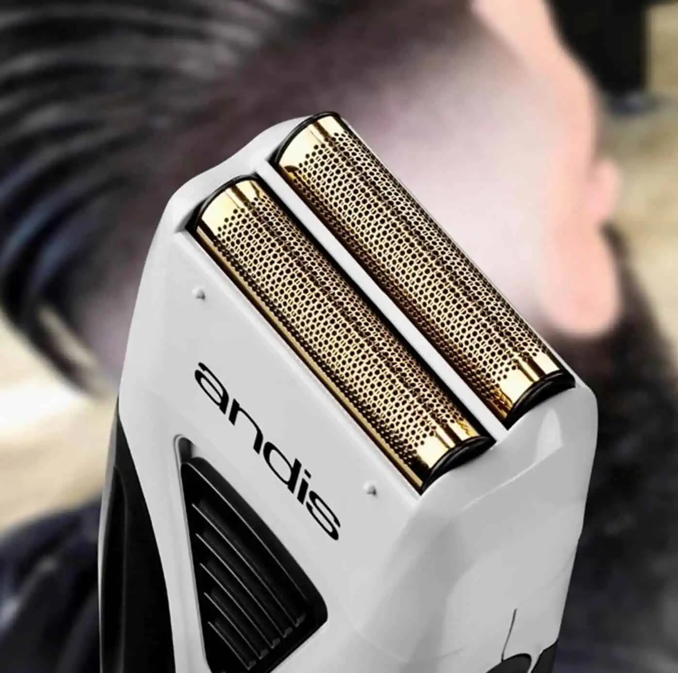 Original Andis Profoil Lithium Plus 17205 barbero Limpieza del cabello Afeitadora eléctrica para hombres barba rechoncha maquinilla de afeitar máquina de afeitar calva