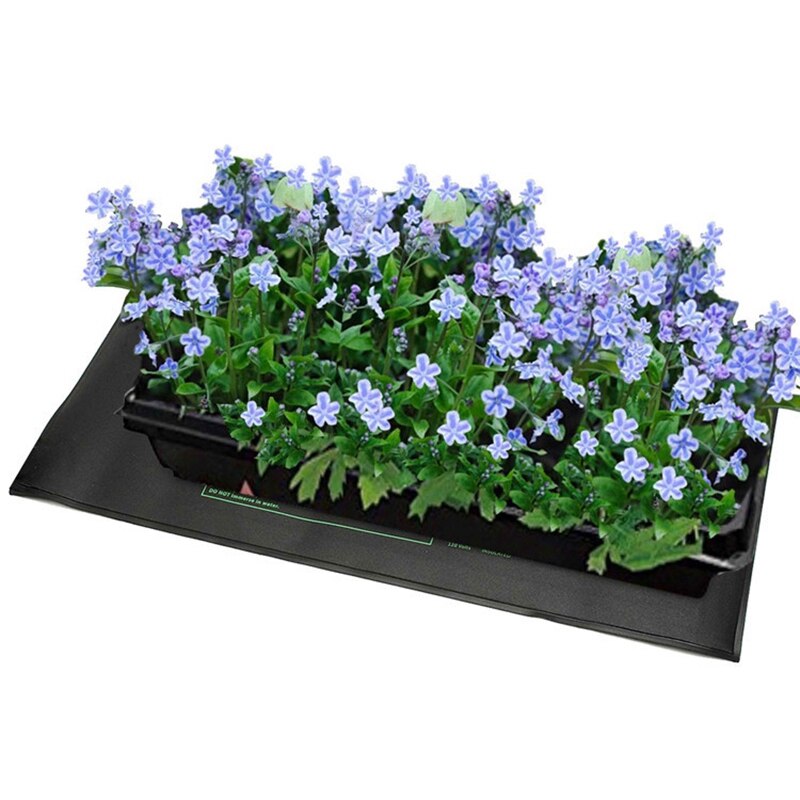 Garden 50.8X25.4Cm Waterproof Seedling Heating Mat Plant Growth Mat Seed Germination Propagation Clone Start