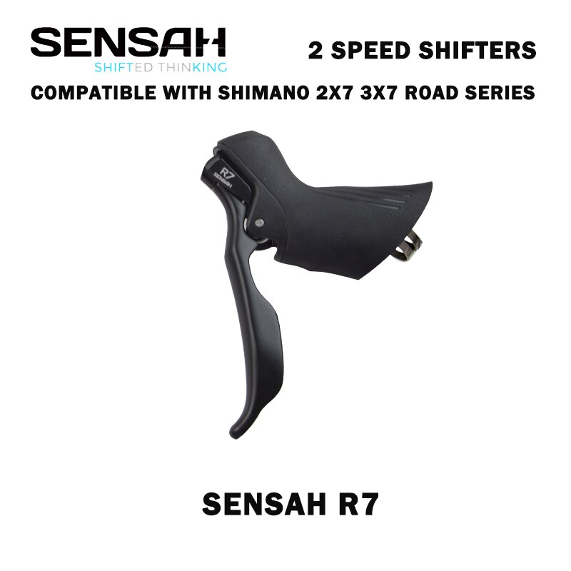 SENSAH-palanca de cambios R7 para bicicleta de carretera, freno de 2x7 velocidades, desviador Compatible con R6800 Claris Sora st-a070 STI: R7 2sp Road Shifter