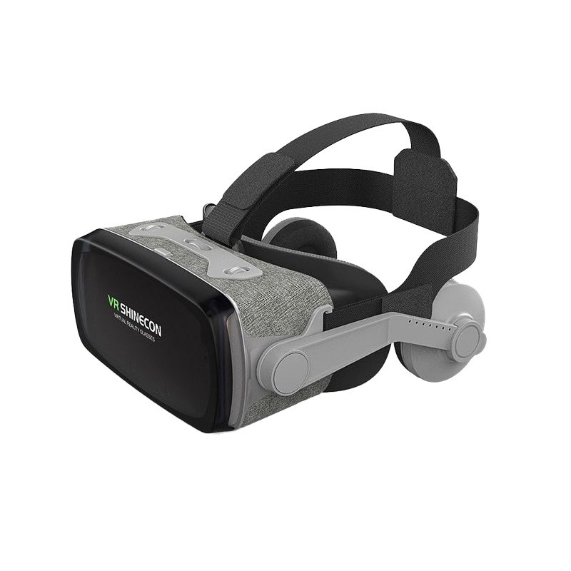 SHINECON Casque 9.0 VR Virtual Reality Bril 3D Bril Google Kartonnen VR Headset Doos Voor 4.0-6.3 Inch Smartphone: Default Title