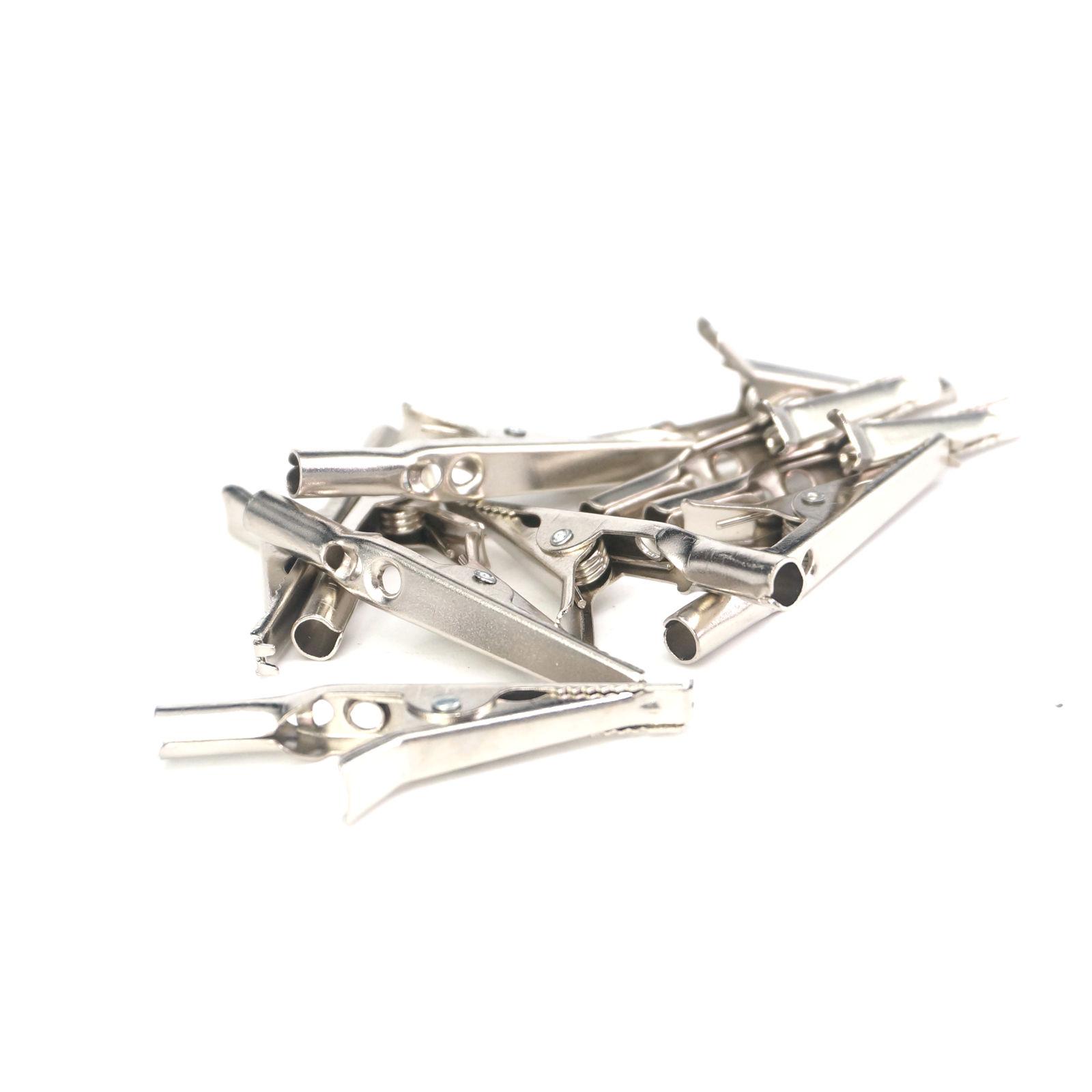 Alligator Clips 4mm Socket Connection and Solder Connection Fang Tooth Alligator CL4AGF20