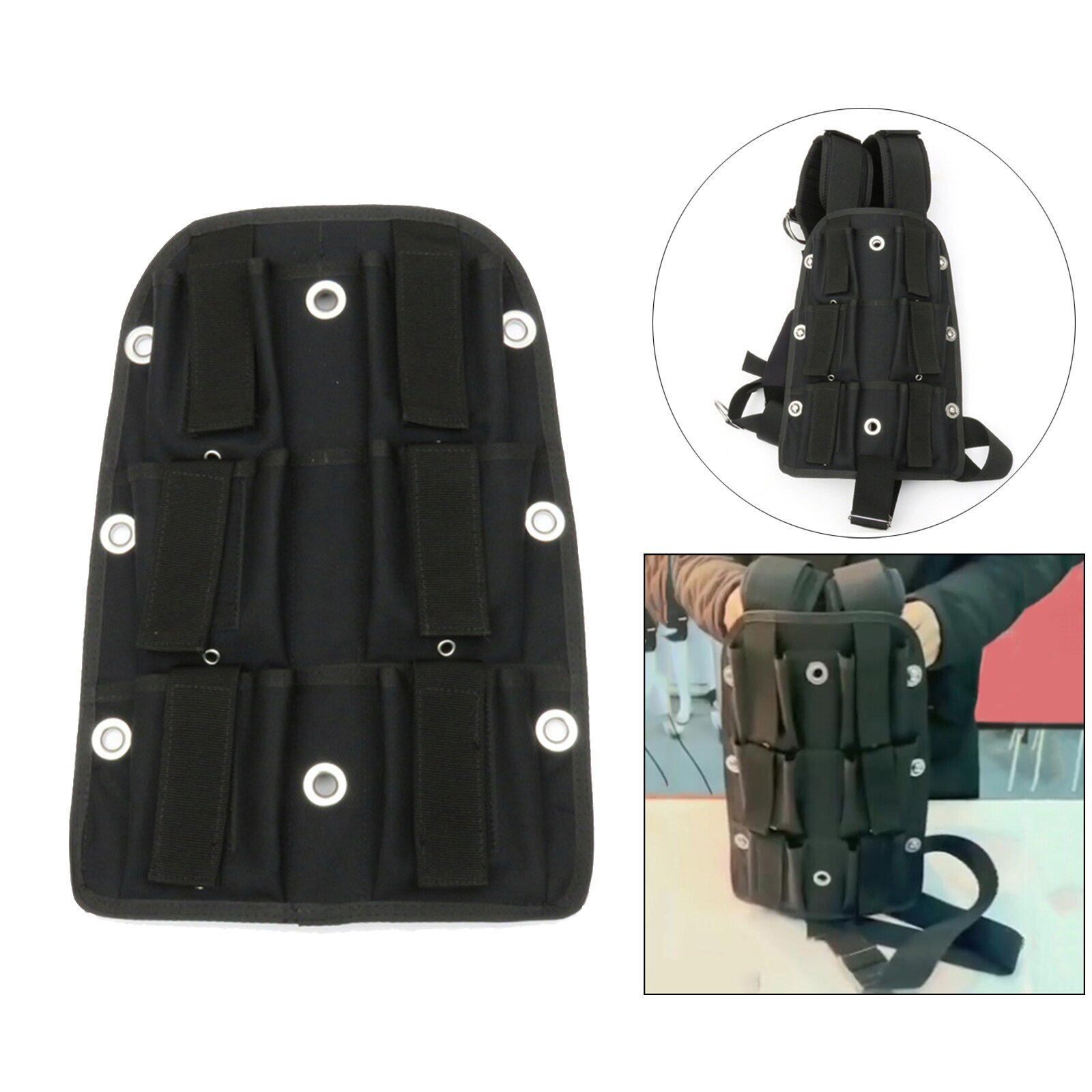 Premium 6Kg Duiken Backplate Harnas Gewicht Plaat Kussen Pad Apparatuur