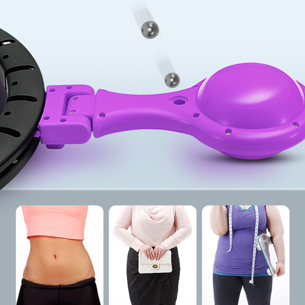 Cerceau de taille réglable, 1 pièce, cerceau amincissant pour l'abdomen, cerceau de comptage intelligent pour perte de poids, alimentation pour femme homme sans batterie