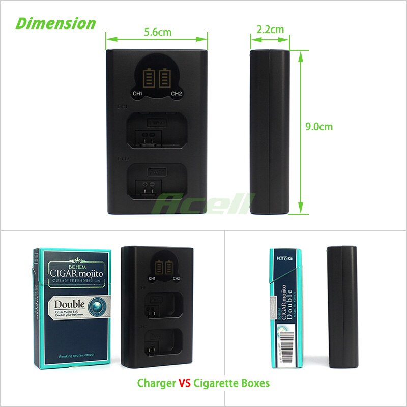 Double chargeur de batterie LCD NP-FW50, pour SONY a7 ILCE-7 a7S ILCE-7S a7R ILCE-7R a6500 a6300 a6100 NEX-5 RX10IV remplacement d'appareil photo BC-VW1