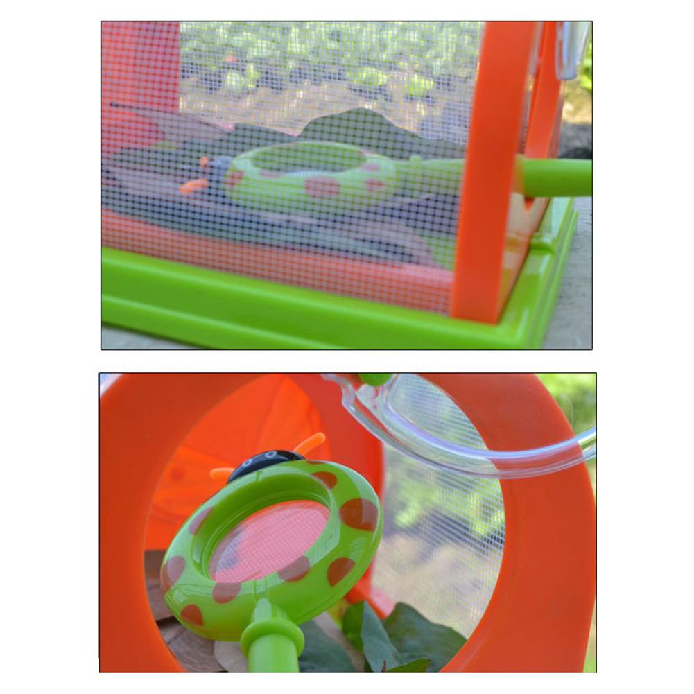 Jaula portátil para cría de insectos y mariposas, jaula para animales, terrario, visor transpirable y cómodo para jardín y mascotas