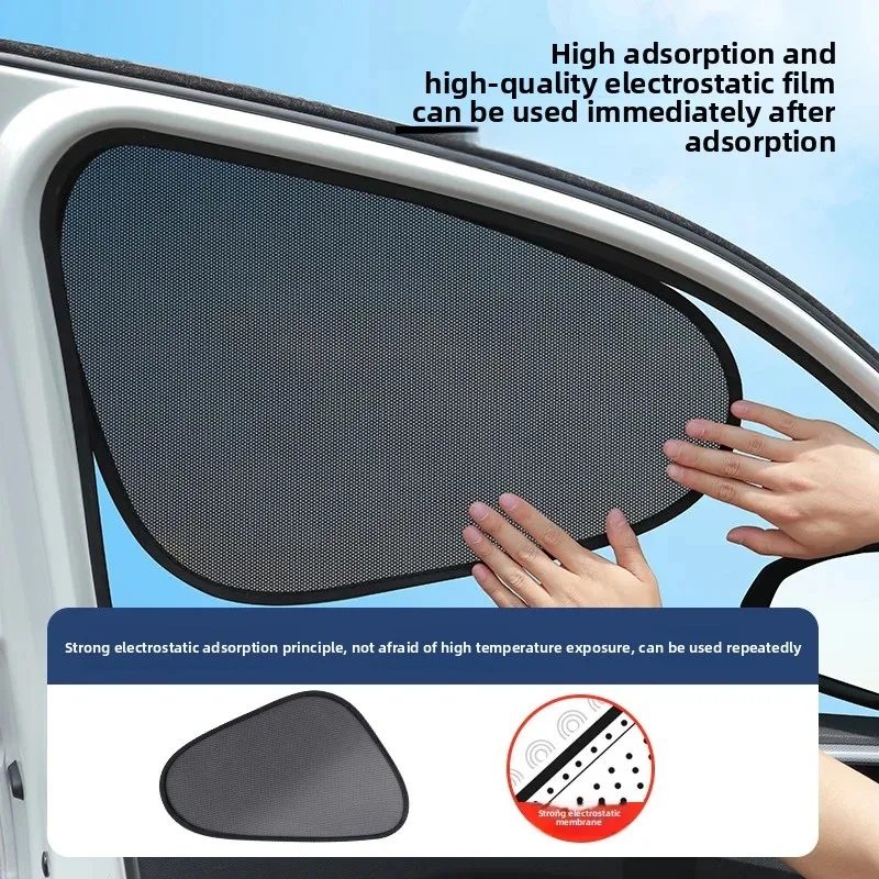 Auton aurinkosuoja uv-suoja auton verho auton ikkunan aurinkosuoja takaikkuna mesh aurinkosuoja kesäsuoja ikkunakalvo