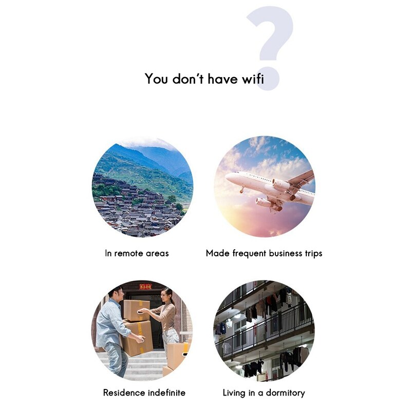 4G USB Dongle WiFi Router WiFi Modem 150M with SIM Card Slot Mobile WiFi Wireless Hotspot for Office