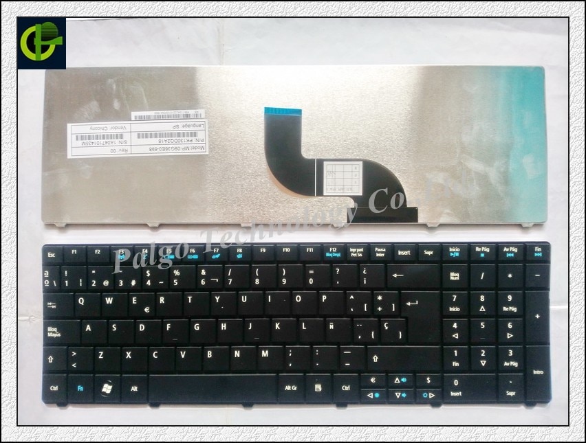 Spaans Toetsenbord Voor Packard Bell NE56 TE11 TE11HC TE11HR TE11BZ TE11HR TE11-BZ TE11-HC NE56R10u NE56R10u NE71B SP of Latijns LA