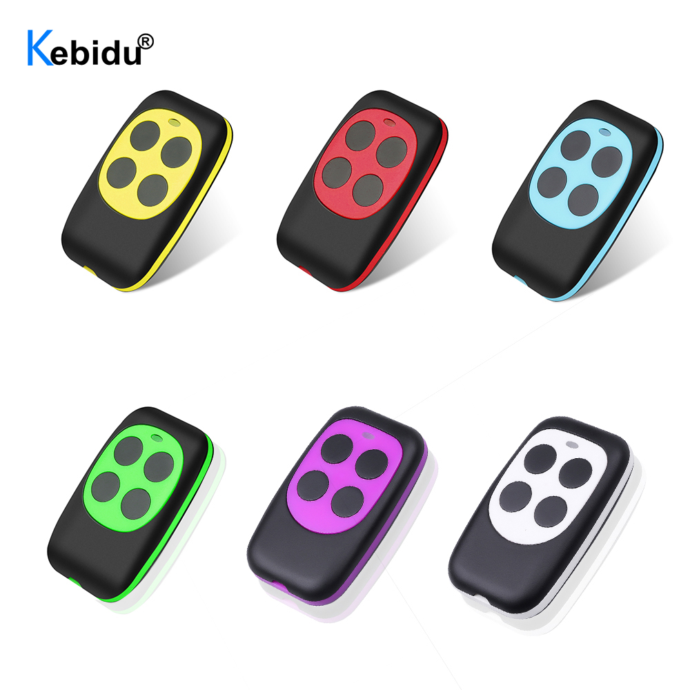 Kebidu Wireless Copy Remote Control 433MHZ Duplicator RF Transmitter Electric Cloning Gate Garage Door Copier Opener for Home