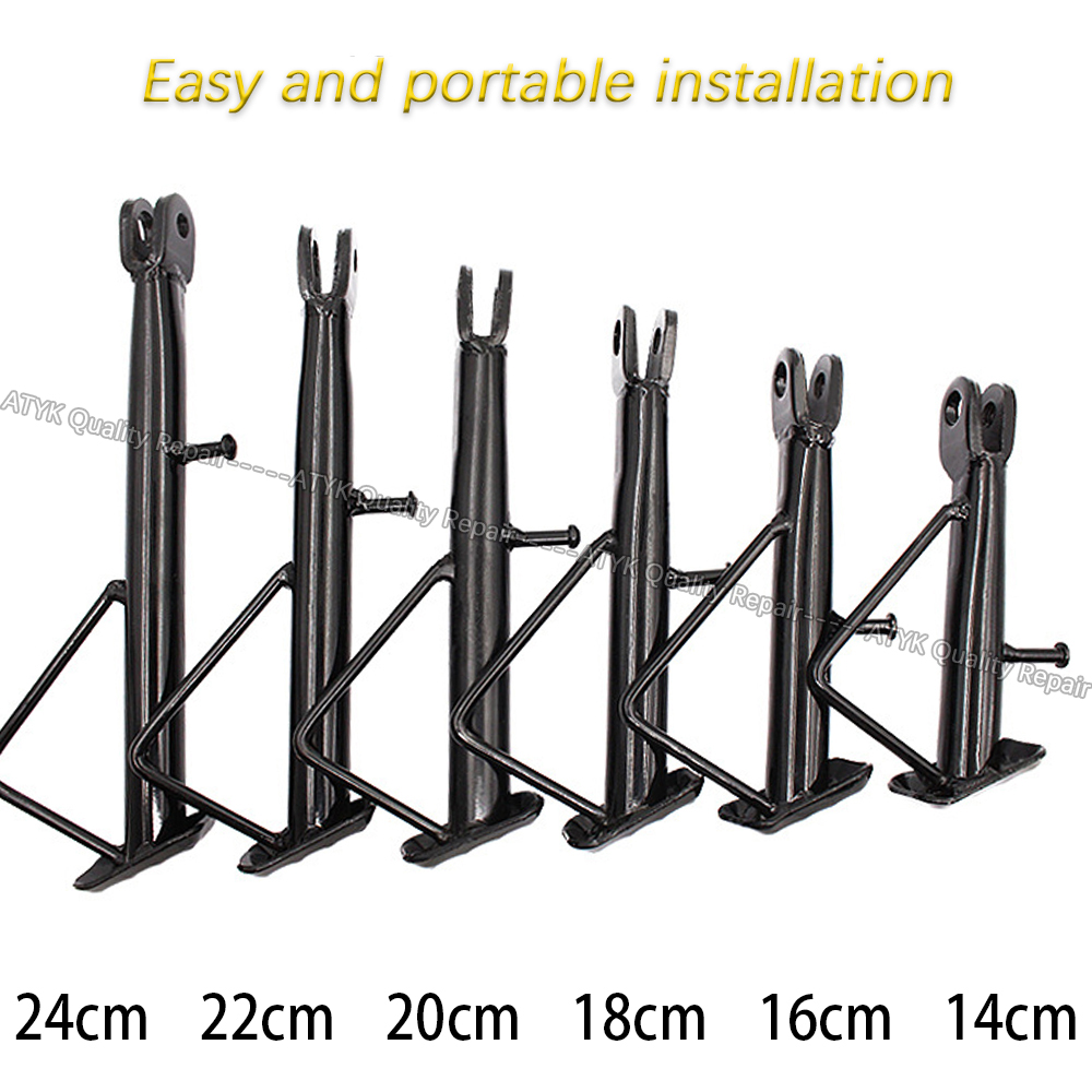 Cavalletto per moto Parcheggio Cavalletto Staffa Piede Lato Dirt Bike Accessori per moto Supporto universale Supporto per stampella NUOVO