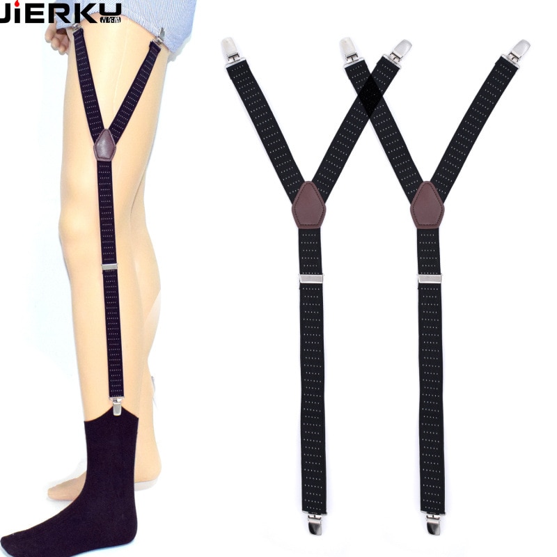 Man's Shirt Garters Leg Sock Suspenders Braces Elastic Uniform Business Strap Gentleman Shirt Holder 1pair