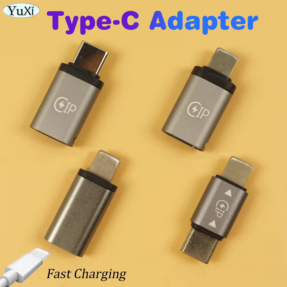 1PC Buchse zu Typ C Stecker Kabel Adapter Schnell Ladung Adapter Multifunktion kabel konverter für iPhone Typ C iOS Adapter