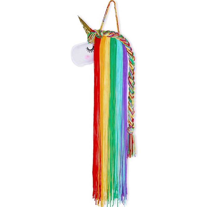 Soporte para lazos de pelo para niña, cinturón de almacenamiento, organizador de diademas para niña, soporte colgante largo, pinzas para el pelo, decoración como: 05
