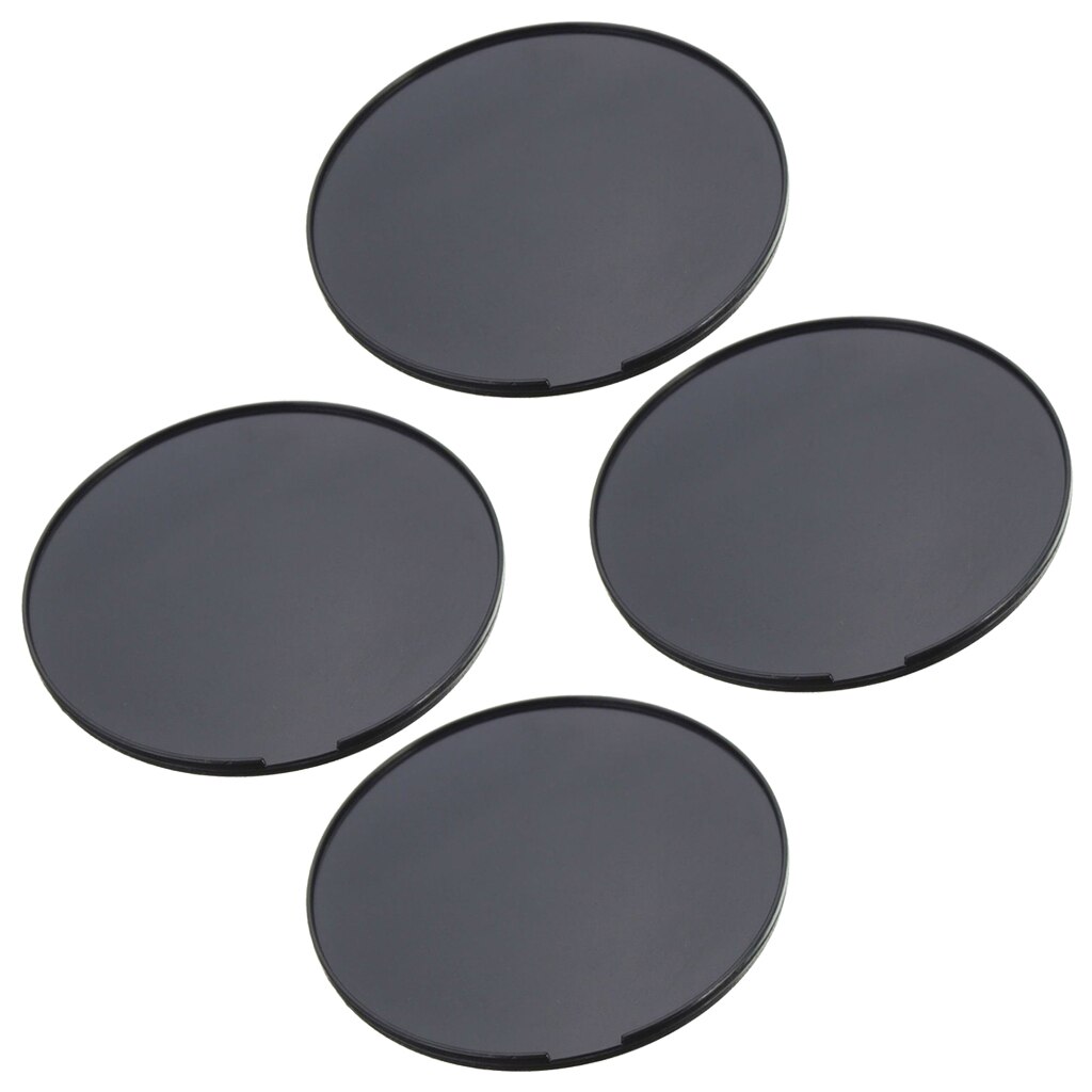 4 Pieces Circular Adhesive Dash / Console Disc with Adhesive Suction Cup Base For Car Dashboards