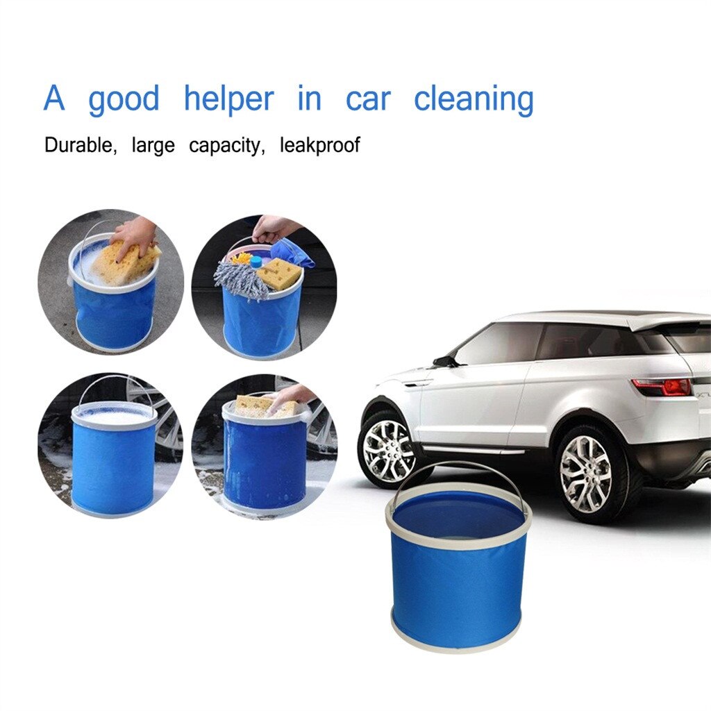 Seau pliant étanche, pratique, , résistant à l'usure, Portable, voyage en plein air, lavage de Camping