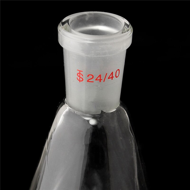 Erlenmeyer – bouteille conique en verre, 24/40, 1000ml/1l, fournitures de verrerie de laboratoire de chimie,