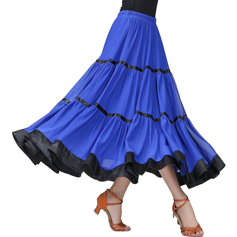 Flamenco Kleid Zigeuner Tanzen Kleidung Bühne Leistung tanzen Kostümich Spleißen Felsen Frauen Weibliche Elegante Tänzerin Wettbewerb: Farbe3