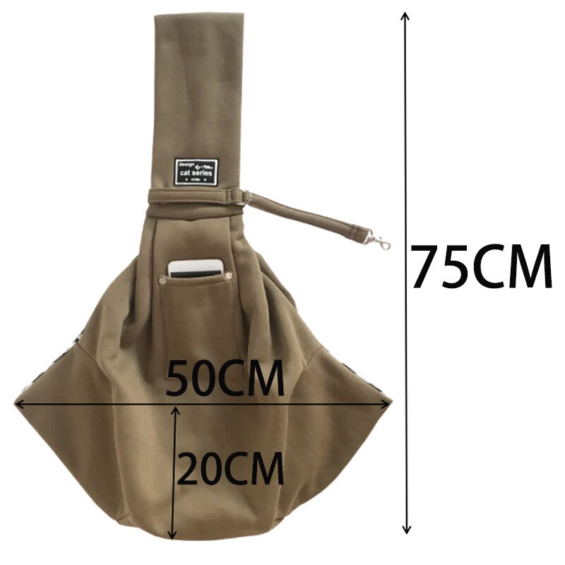 Cat Soft Carry Bag Pet Backpack Outdoor Adjustable Blet Shoulder Bags Puppy Kitten Carrier Sling Comfort Shoulder Dog Carriers