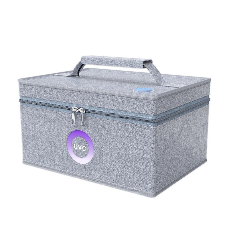 Foldable UV Light Sanitizers Bag Portable UVC Box Rechargeable Clean Kills Germs Disinfection Box for Mask Underwear