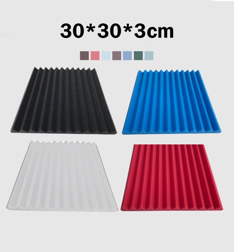 Acoustic Panels Soundproofing Foam Acoustic Sponge Wedges for Recording Studios Office Gaming Rooms Home Entertainment Theaters