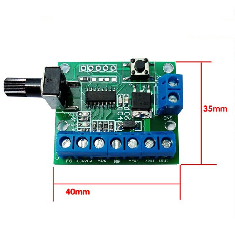 DC 8-24V 4A Brushless Motor Speed Controller Reverse PWM/CLK Signal Brushless Speed Regulation Reverse for BLDC Motor