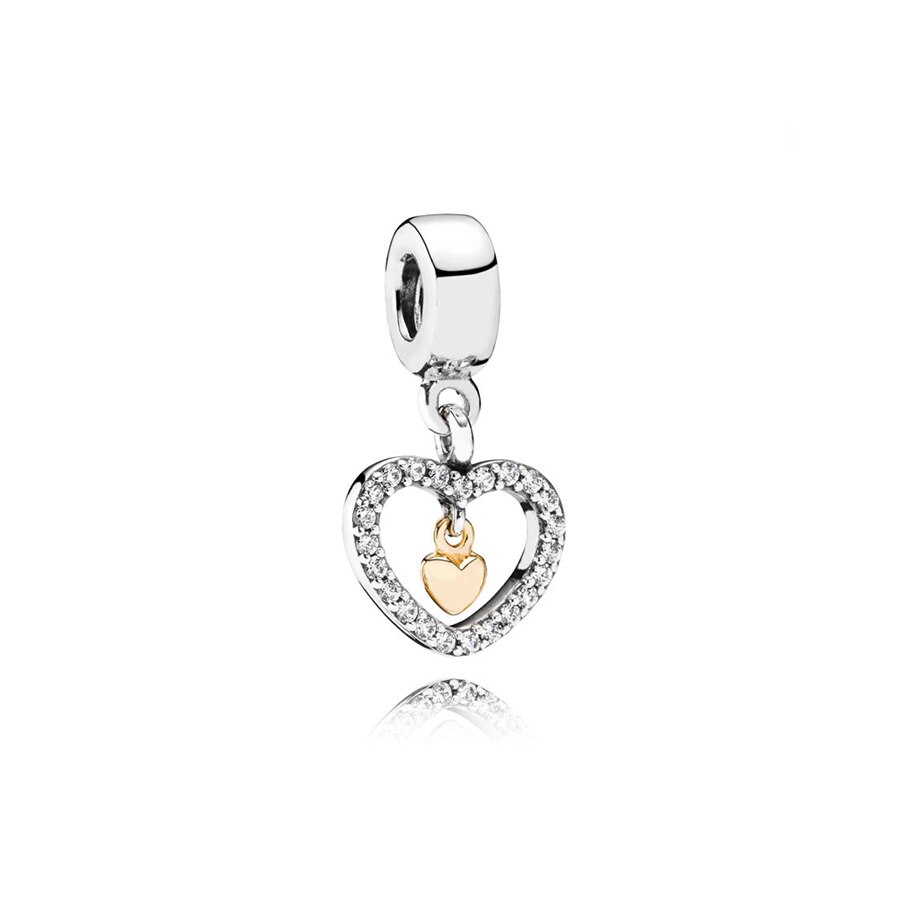 Klassisk 925 sølv fremtidige frø, kærlighed lås, charmerende hjerte, kære moder hjerte vedhæng originale smykker til w: 3