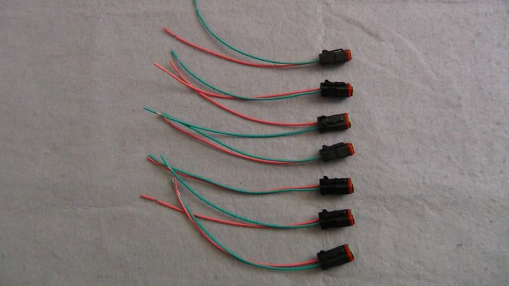 ! adapter /stikstik / graverstik til pc -7 magnetventilstik 2 ledningsoverførselsstik