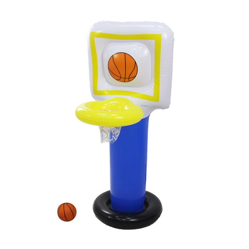 Grappige Kleine Familie Basketbal Stand Opblaasbare Zomer Cool Vermaakmateriaal Kinderen Yard Sport Props Familie Begeleiden